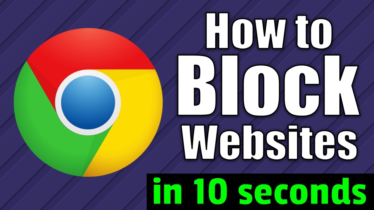 Как заблокировать сайты в Google Chrome (всего за 10 секунд)