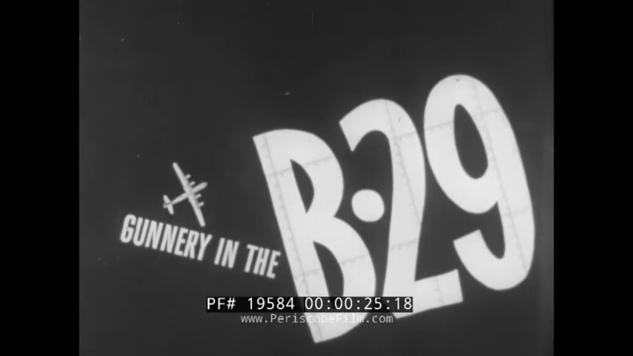 «Стрельба на B-29». Анимационный фильм для обучения экипажу башни B-29 «Суперфортресс», 1958 г.