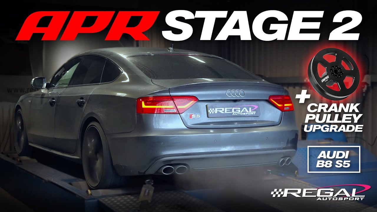 MORE POWER & TORQUE FOR YOUR AUDI B8 S5 [APR STAGE 2 & PULLEY UPGRADE]