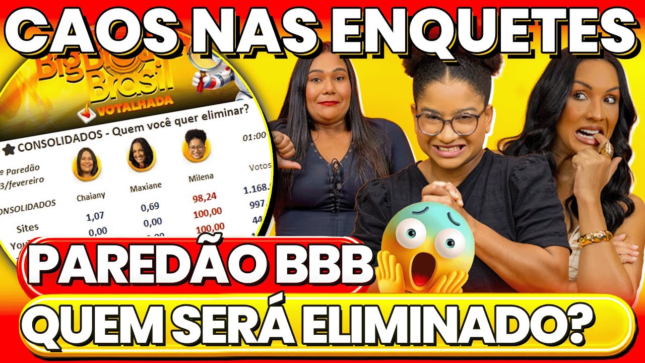 👁️BBB26🔥AO VIVO PESQUISA EXCLUSIVA DO 6&ordm; PARED&Atilde;O. GIRO DE ENQUETES QUE J&Aacute; REVELAM QUEM VAI SAIR...