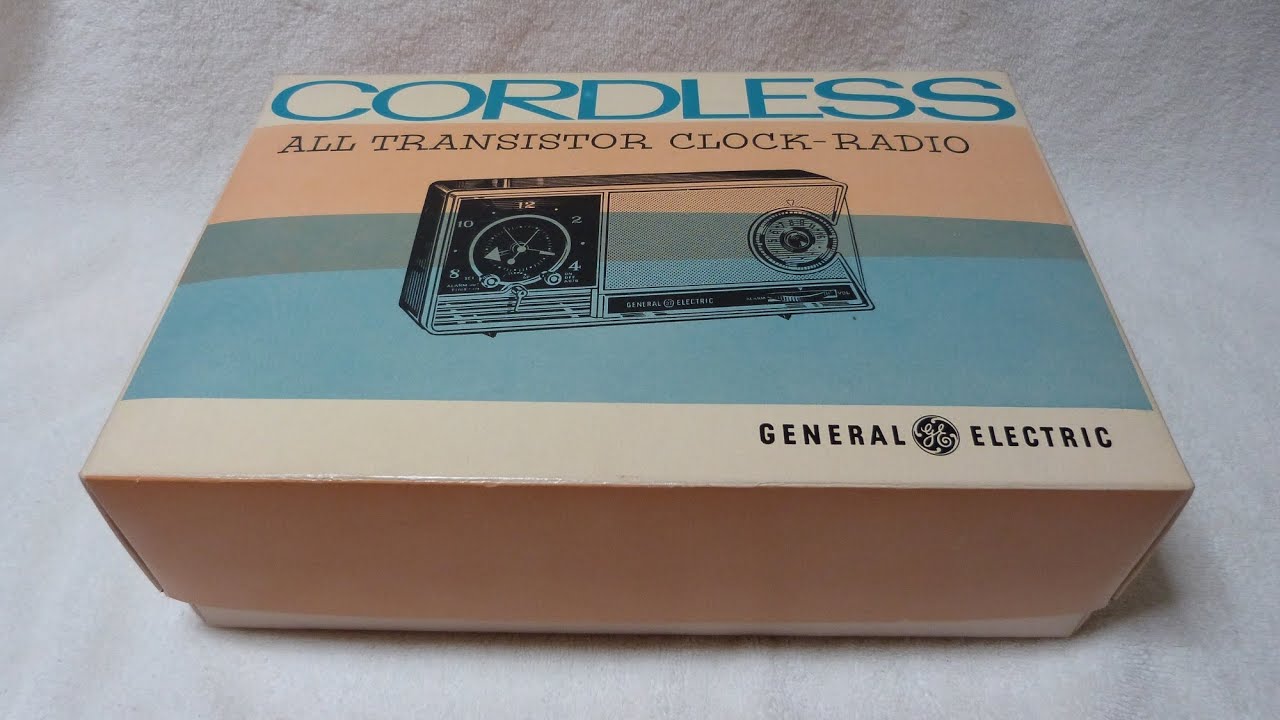General Electric CT-455A Transistor Clock Radio (1959, USA)