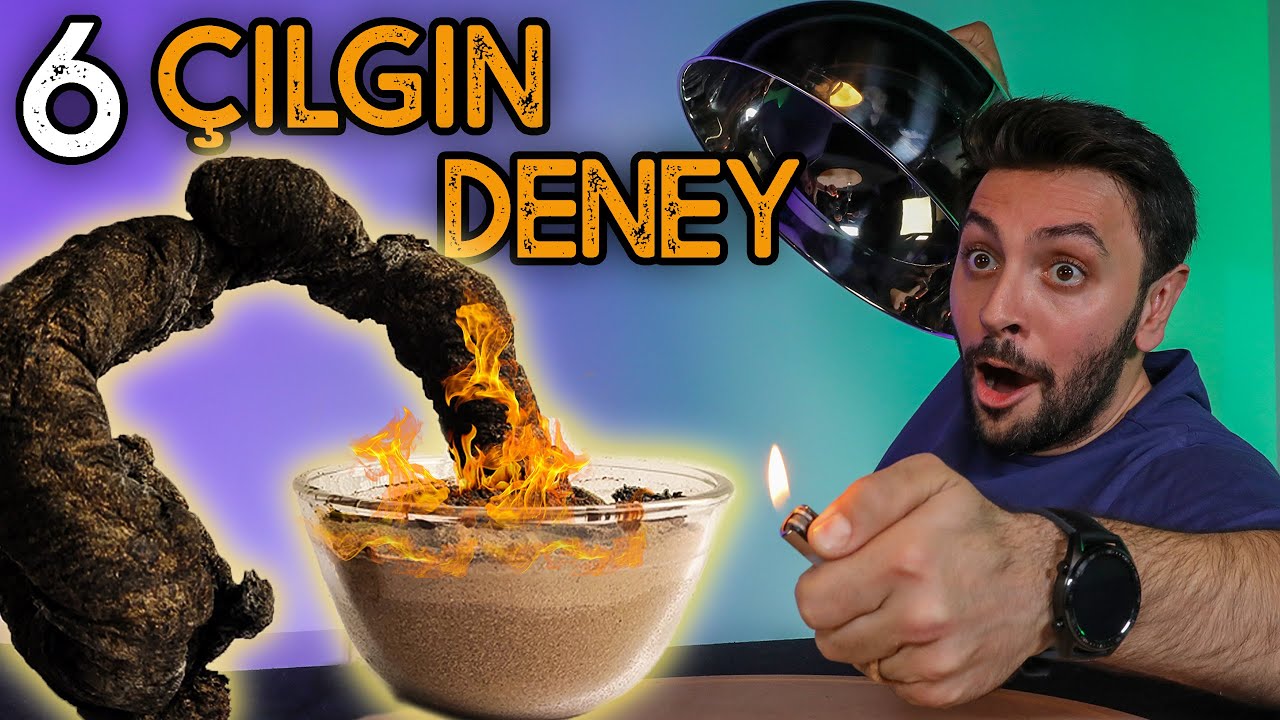 HERKESİN YAPABİLECEĞİ 6 ÇILGIN DENEY #akıloyunlarıbizbize
