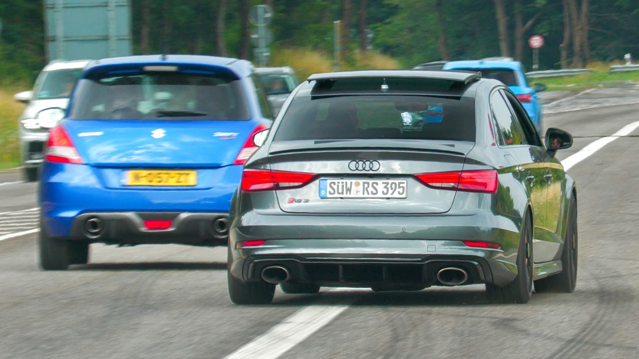 Cars Leaving Nürburgring Tankstelle - Loud M3 G80, Alfa QV, M5 G90, 488 Pista, 600LT, M5 E39..