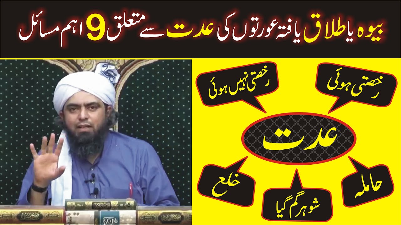 🔥9 Cases Talaq Yafta ya Bewa Aurat ki Eddat ki Muddat Kitni Hai | Engineer Muhammad Ali Mirza