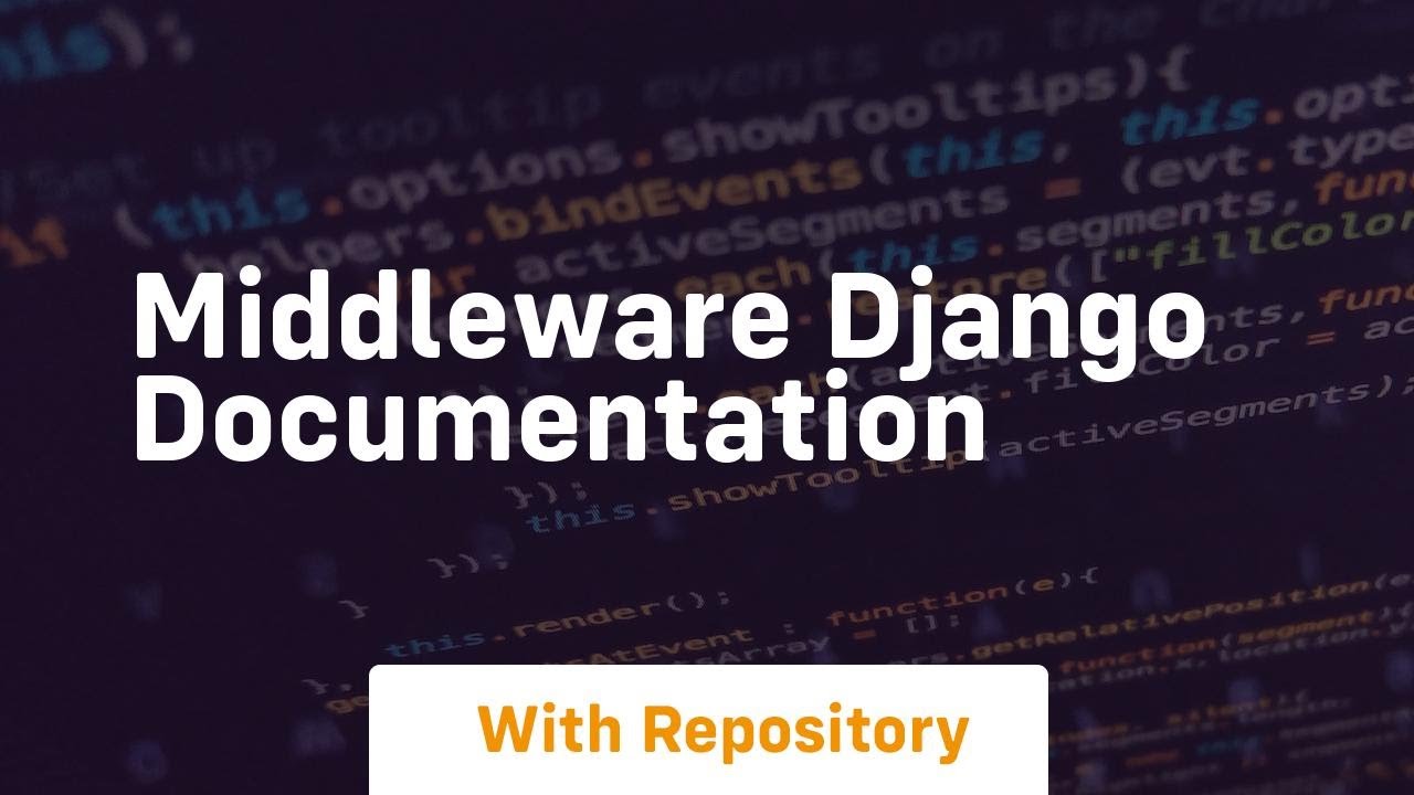 middleware django documentation