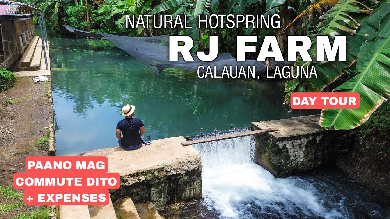 RJ FARM & CAMPSITE 🇵🇭 | A Natural Hot Spring in Calauan, Laguna | Commute Guide + Expenses