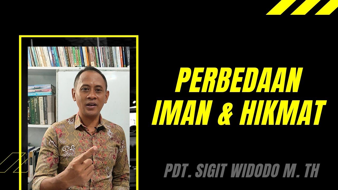 Cara Menyelesaikan Masalah Dengan Iman & Hikmat Tuhan || Ibrani 11:1|| Seri PA