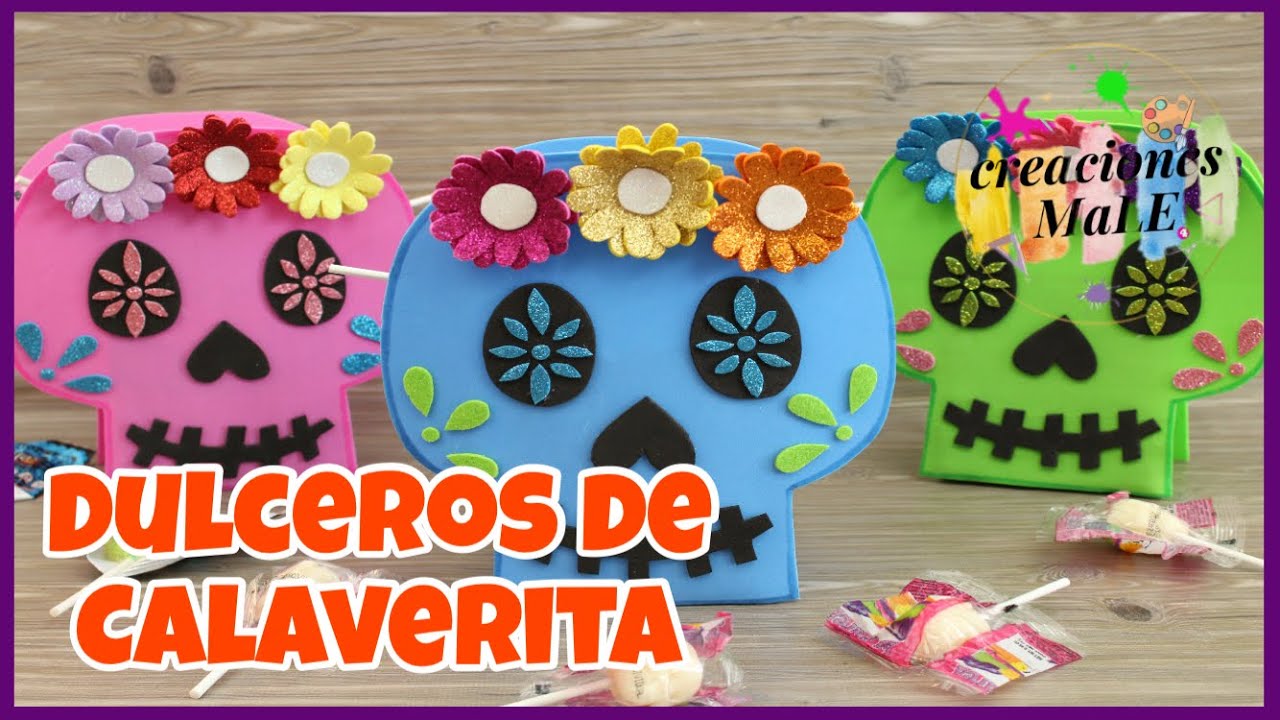 DULCEROS DE CALAVERITA PARA DÍA DE MUERTOS || RECICLADO