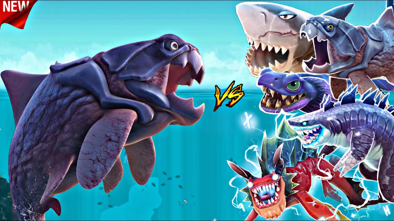 Hungry Shark Evolution - Giant Monster Enemy Big Daddy New Skin Mod - All 27 Sharks Unlocked