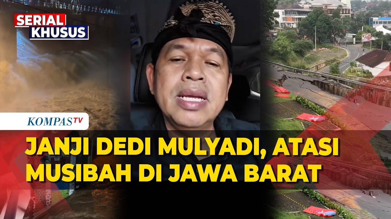 Janji Dedi Mulyadi, Atasi Musibah Longsor dan Banjir di Jawa Barat