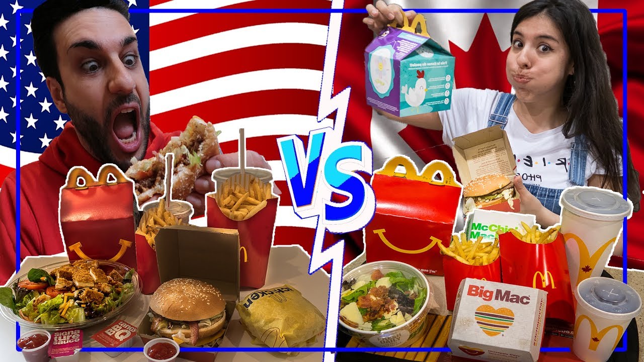 McDONALD's USA VS McDONALD's CANADA *Qual è il migliore?*
