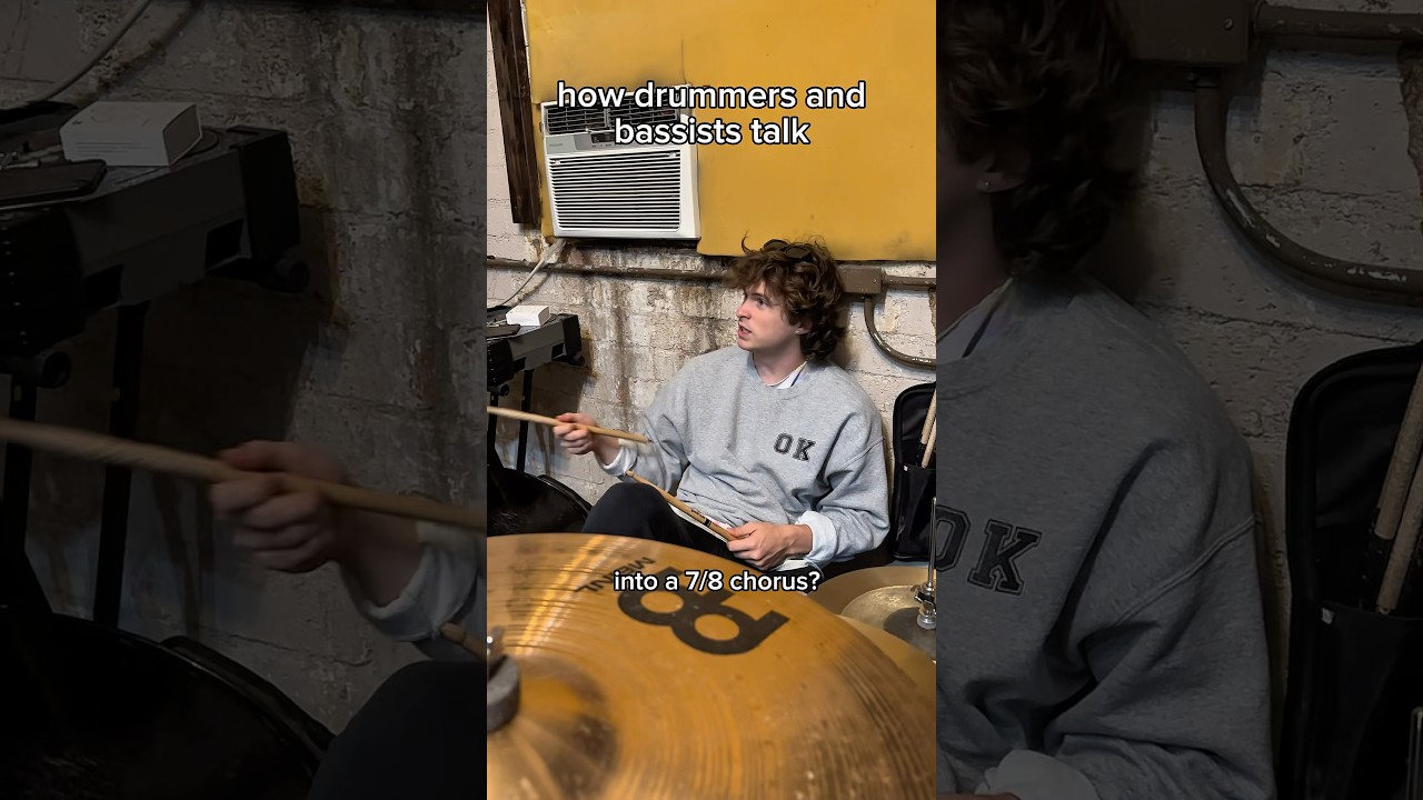 How Drummers Talk vs How Guitarists Talk #bandhumor #bandmemes #band #drums #guitar