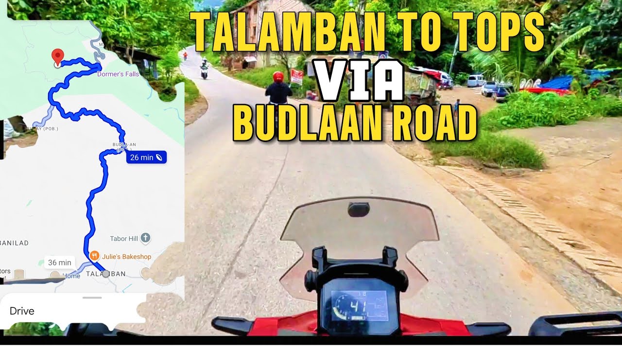 TALAMBAN TO TOPS CEBU BUSAY, CEBU CITY VIA BUDLAAN ROUTE.