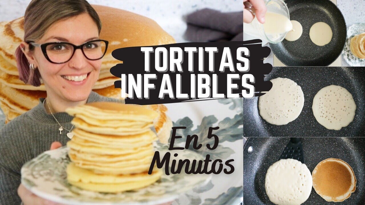 TORTITAS AMERICANAS PERFECTAS *Pancakes Infalibles* PANQUEQUES CASEROS