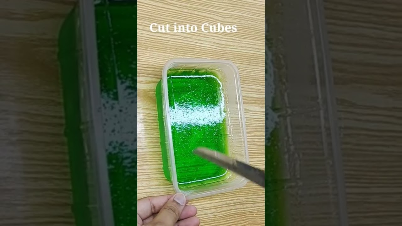 How to Make Perfect Jelly at home (Red & Green )