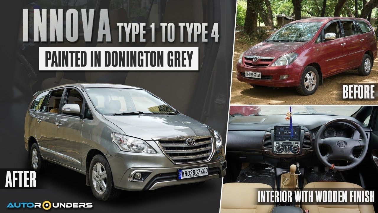 Innova transformation to Type 4 | Donington Grey ka alag hi level hai bhai!🔥