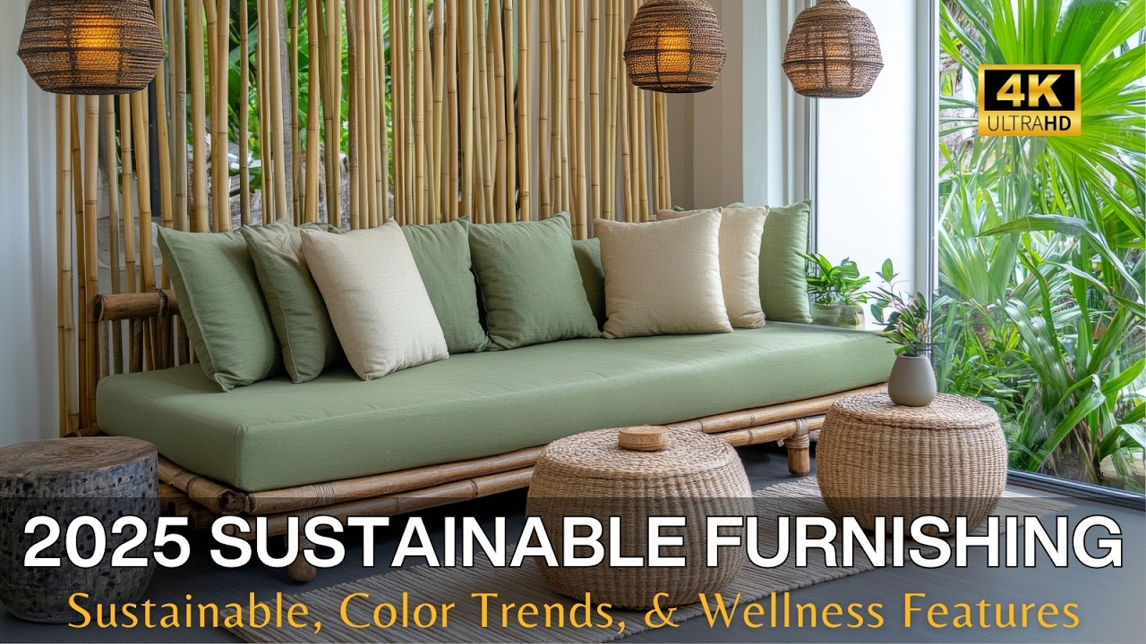 2025 Modern Luxury Living: Sustainable Furnishings, Color Trends, and Wellness-Inspired Features