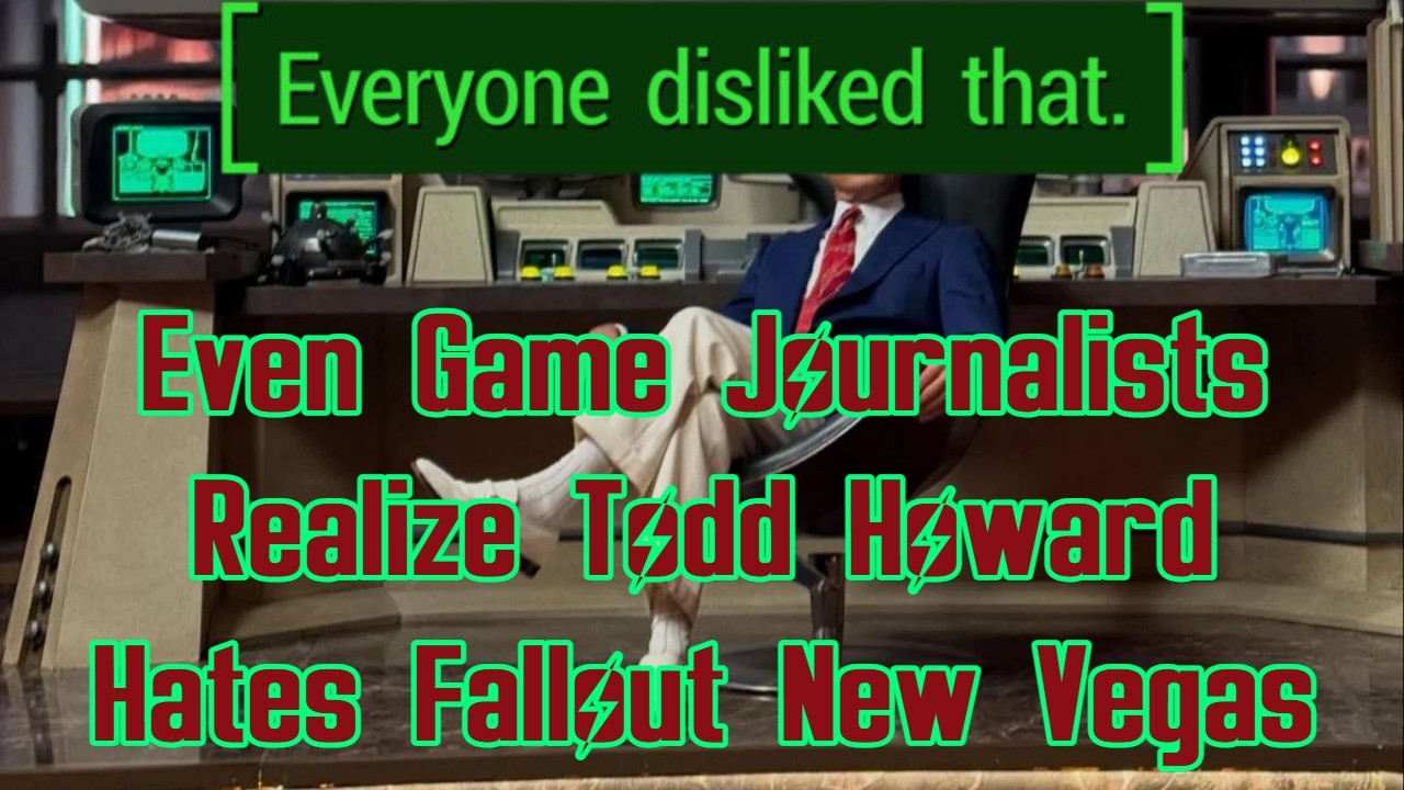 Даже игровые журналисты понимают, что Тодд Ховард ненавидит Fallout New Vegas.