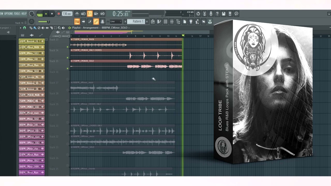 Royalty Free | R&B Blues Trap Guitar Loops Pack | Two Feet Type