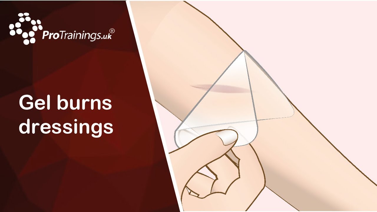 Gel burns dressings