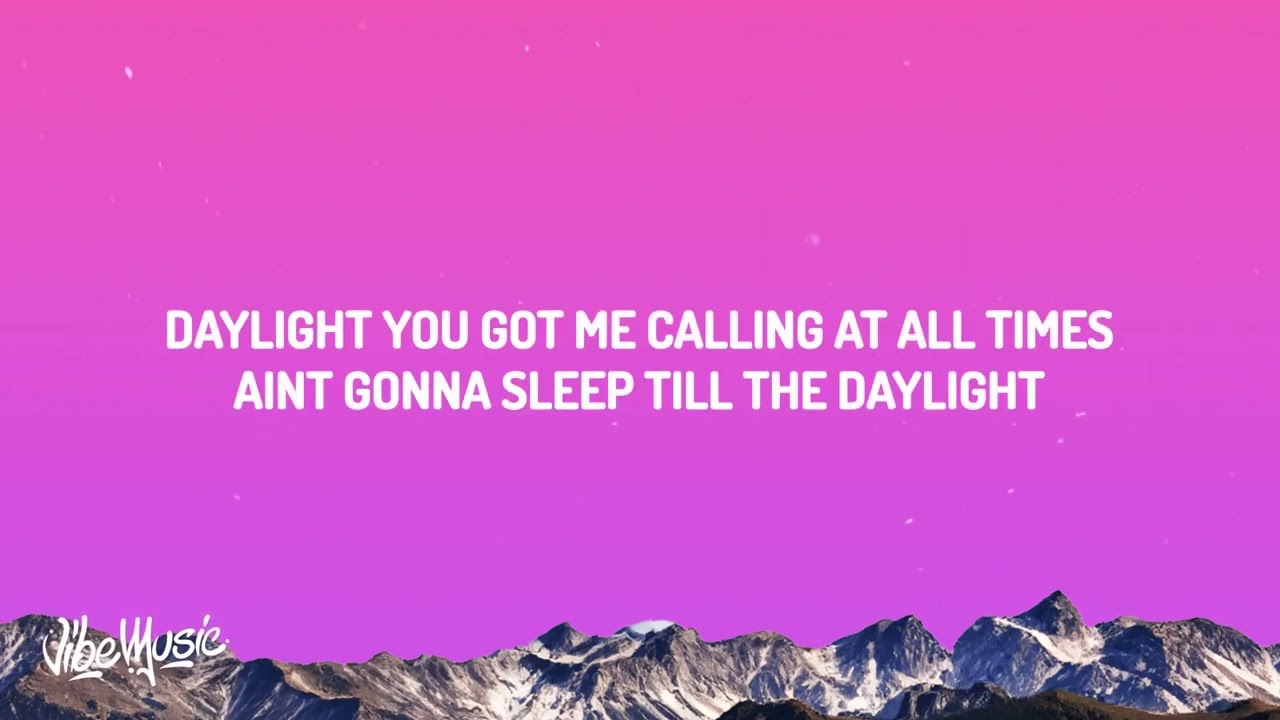 Harry Styles. Daylight (lyrics)