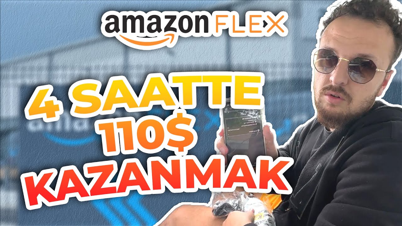 4 SAATTE 110$ KAZANMAK | AMAZON FLEX | AMERİKA'DA YAŞAM VLOG