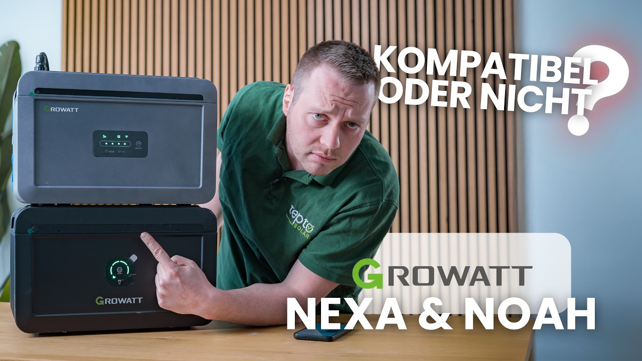 🔥 Growatt NEXA & NOAH ⚡ Balkonkraftwerkspeicher 🔋 Passen sie wirklich zusammen? 🤔