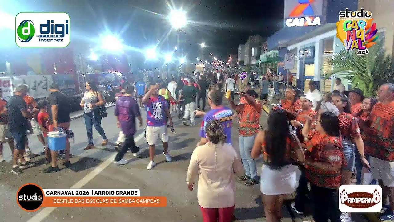 DESFILE DAS ESCOLAS DE SAMBA CAMPEÃS  21/02/2026