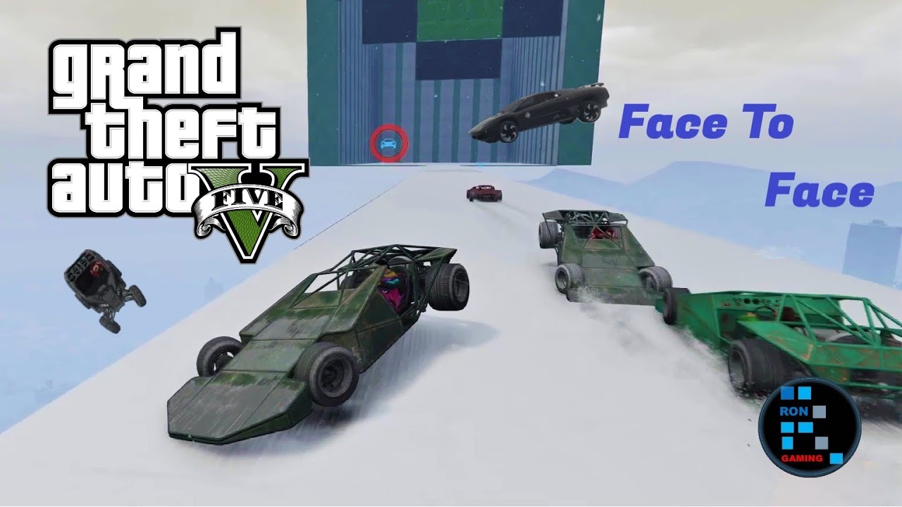 GTA V | Funny Face To Face Parkour With RON