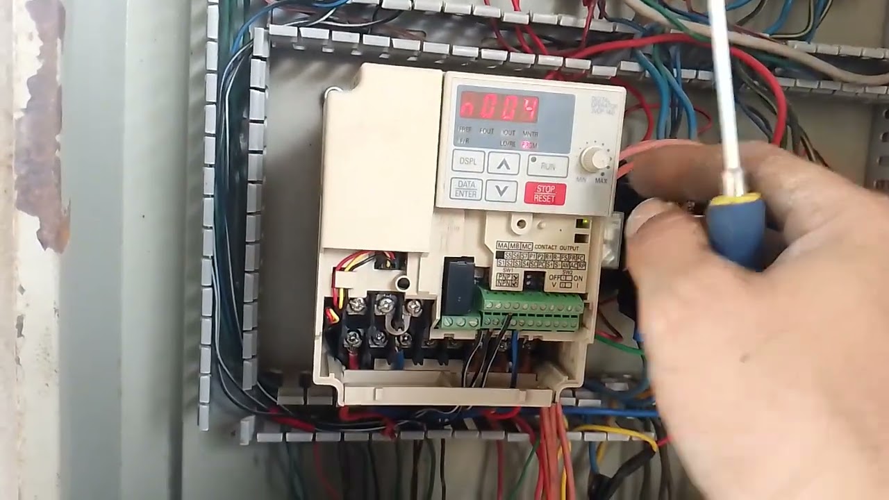 cài đặt biến tần yaskawa vs mini V7