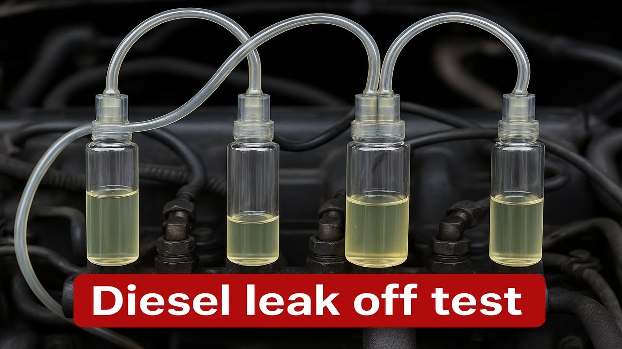 Проверка на утечку дизельной форсунки