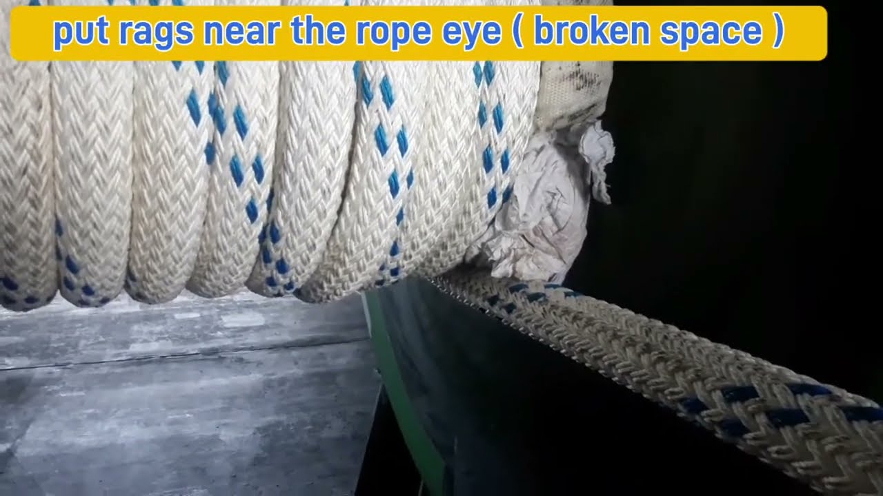 HOW TO REPLACE HAWSER/MOORING ROPE - WITH EASY PUSH/PULL