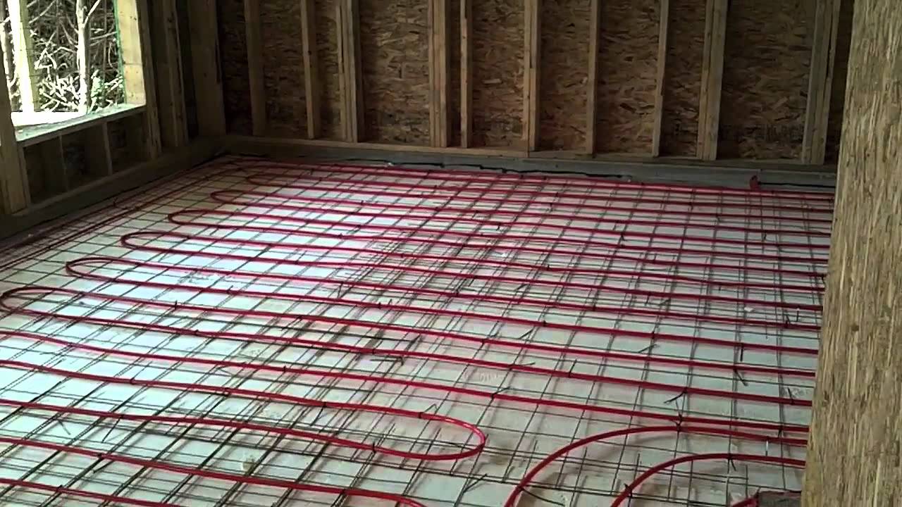 How we install Radiant in-floor heat