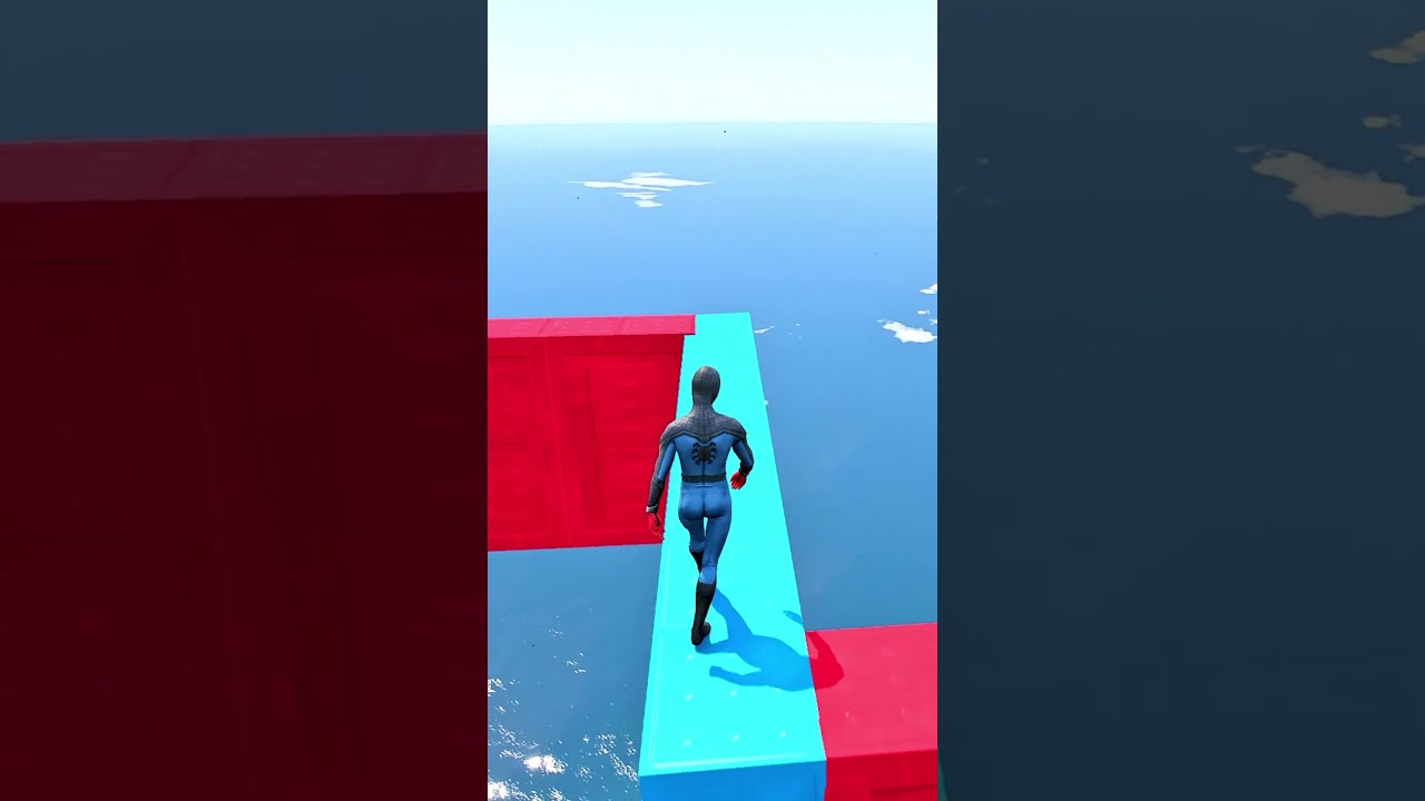 GTA V - PINK MINION SUPER JUMP WITH COLOUR MINIONS BUT ALL Monines?Ep.720 #Shorts