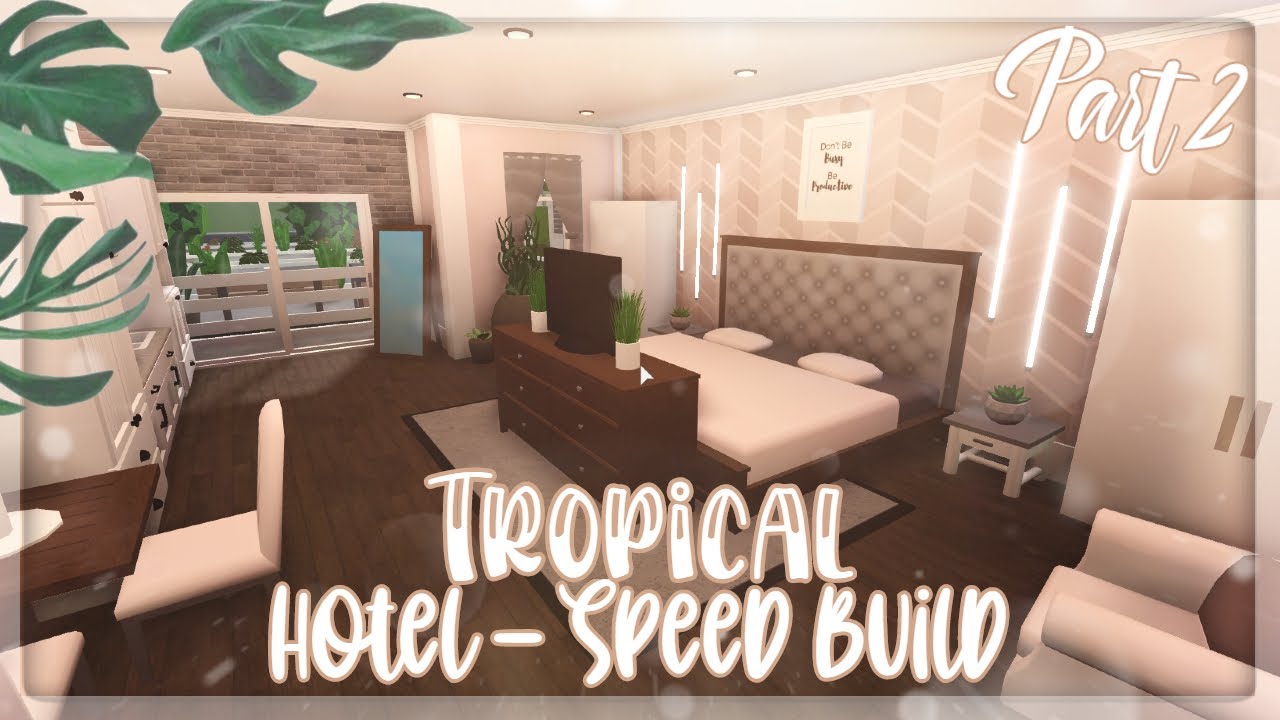 Bloxburg | Tropical Hotel : Speed Build | 1.9 MILLION (P-2)