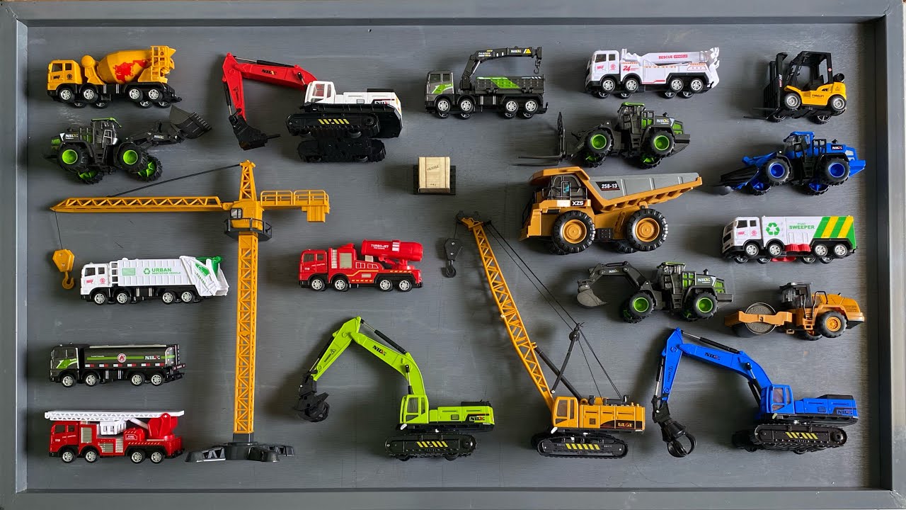 Bulldozer, Excavator, Forklift, & Dump Truck Mini &ndash; Koleksi Alat Berat Konstruksi Realistis