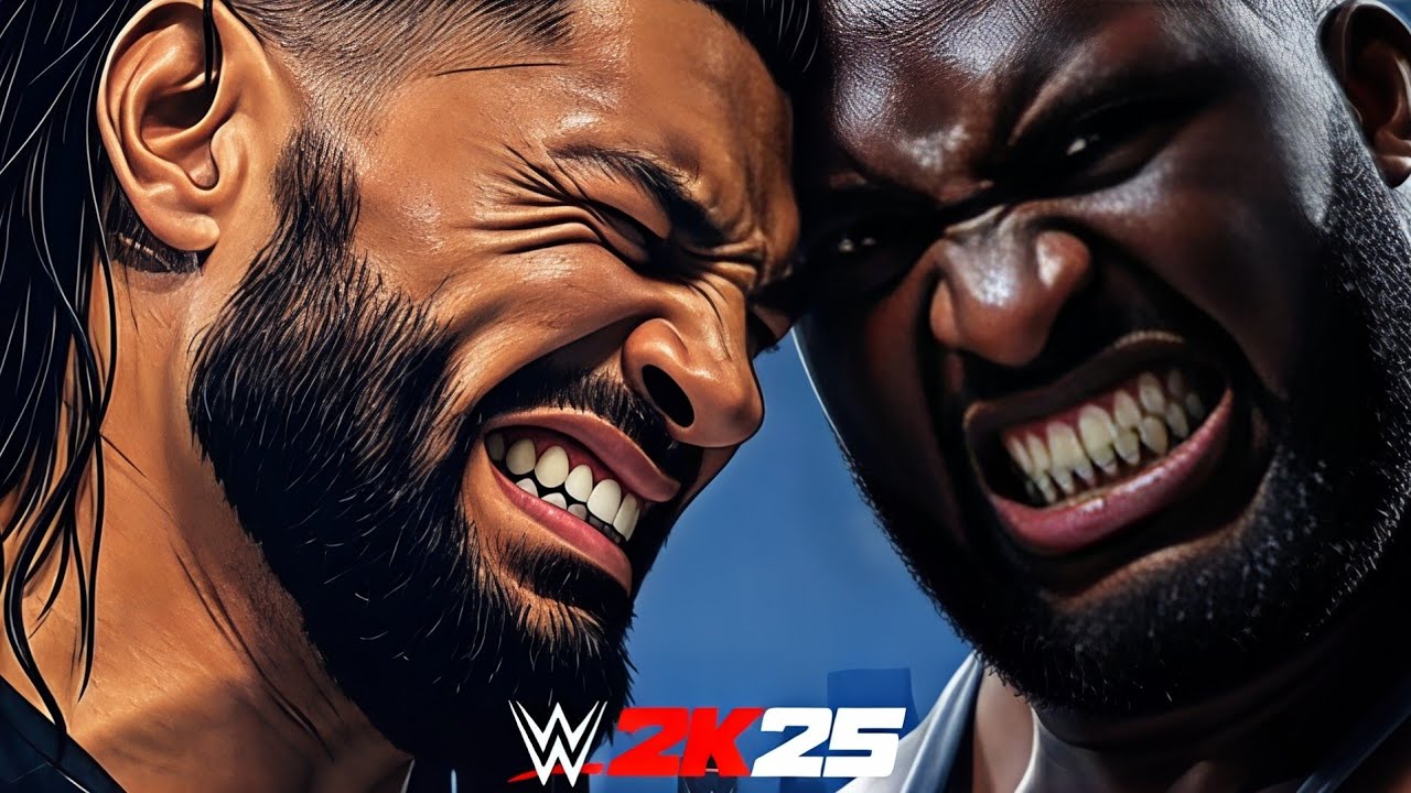 Полный матч Романа Рейнса против Омоса | Геймплей WWE 2K25