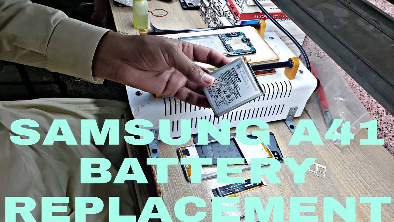 SAMSUNG A41 (A415) BATTERY REPLACEMENT