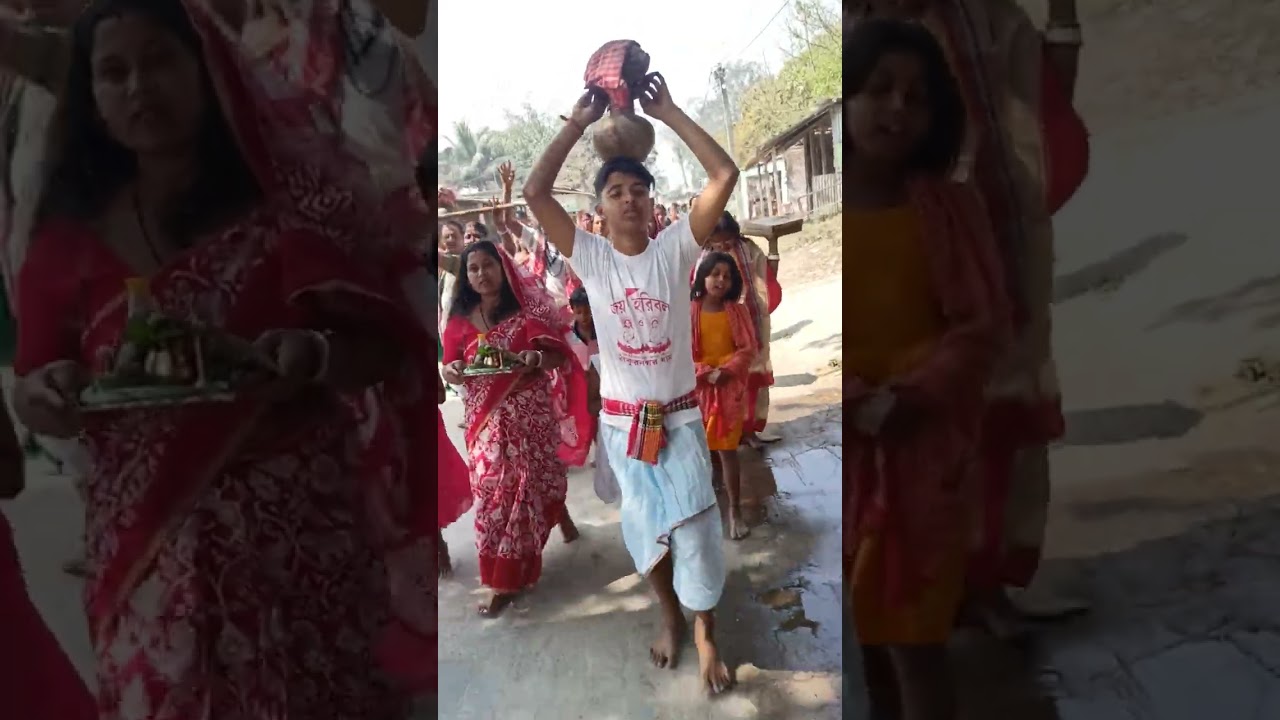 হরিচাঁদ গুরুচাঁদ ঠাকুরের আগমনে সবাই নদীতে যাচ্ছি জল আনিতে একসাথে জয় হরিবোল 🙏🙏