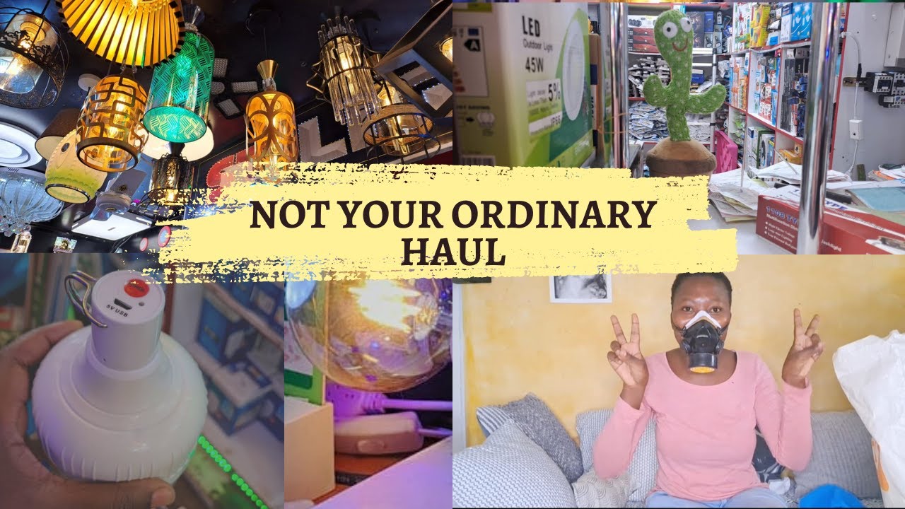 KAMKUNJI HAUL /NYAMAKIMA where to get light fixtures || Mini-vlog