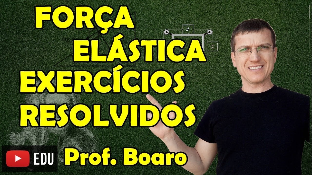 FORÇA ELÁSTICA - APLICAÇÕES DAS LEIS DE NEWTON - EXERCÍCIOS - AULA 5 - Prof. Boaro/ILIMIT