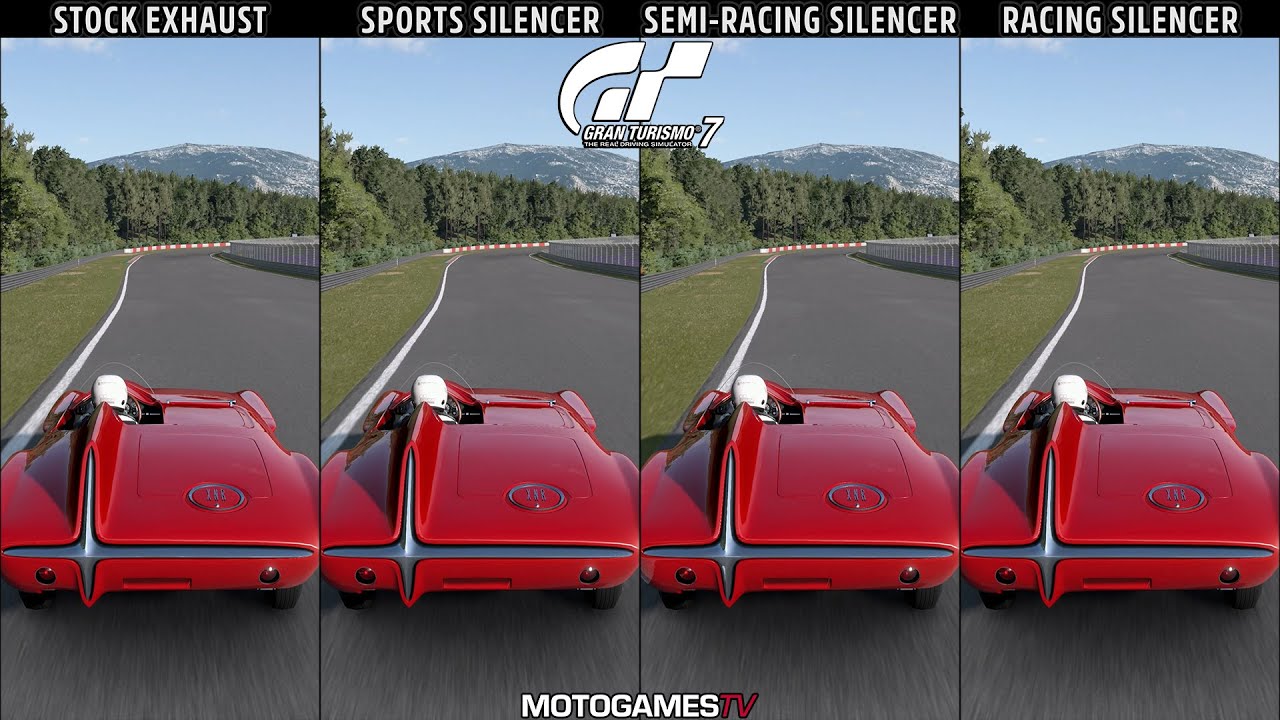 Plymouth XNR Ghia Roadster '60 | Gran Turismo 7 Exhaust Upgrades