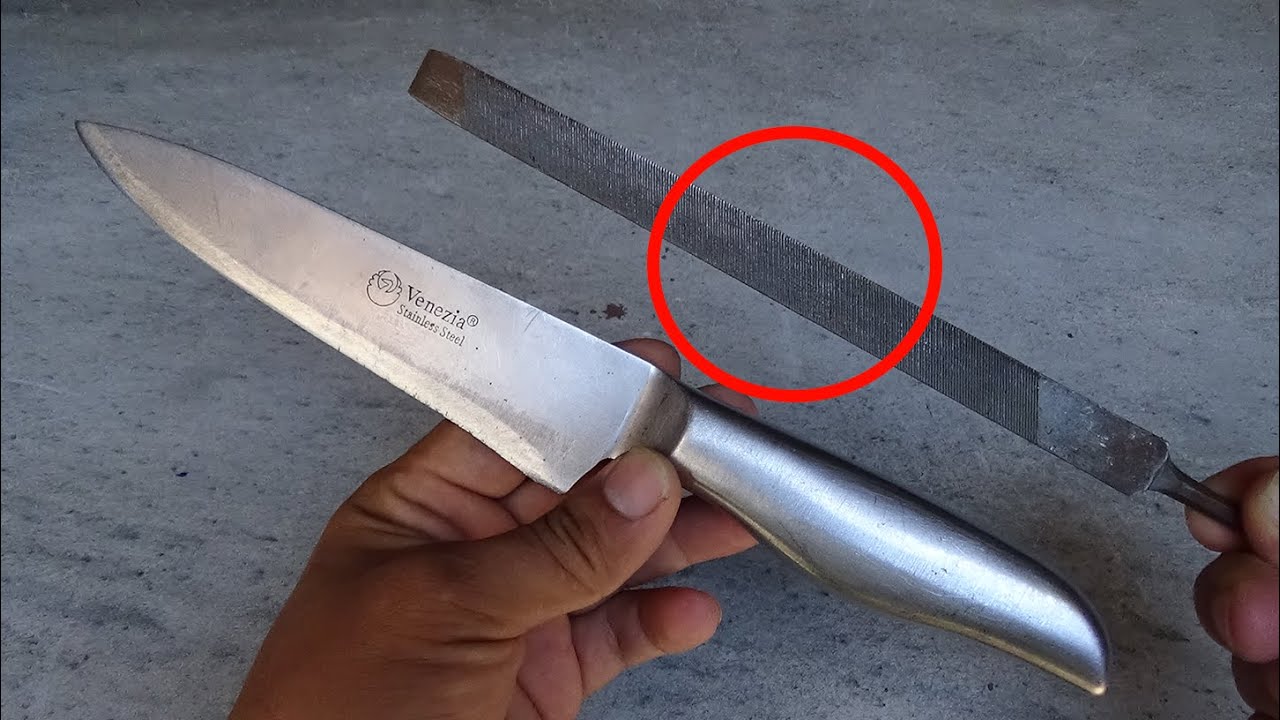Este es el secreto para afilar cuchillo de cocina