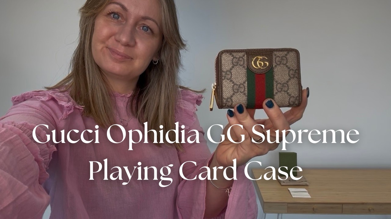 Gucci Ophidia GG Supreme Playing Card Case Review