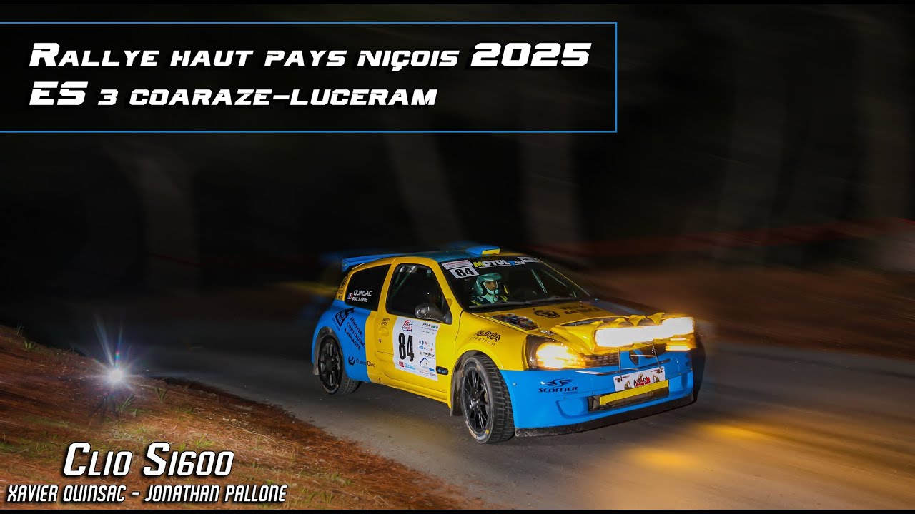 Rallye Haut Pays Niçois 2025 - Clio S1600