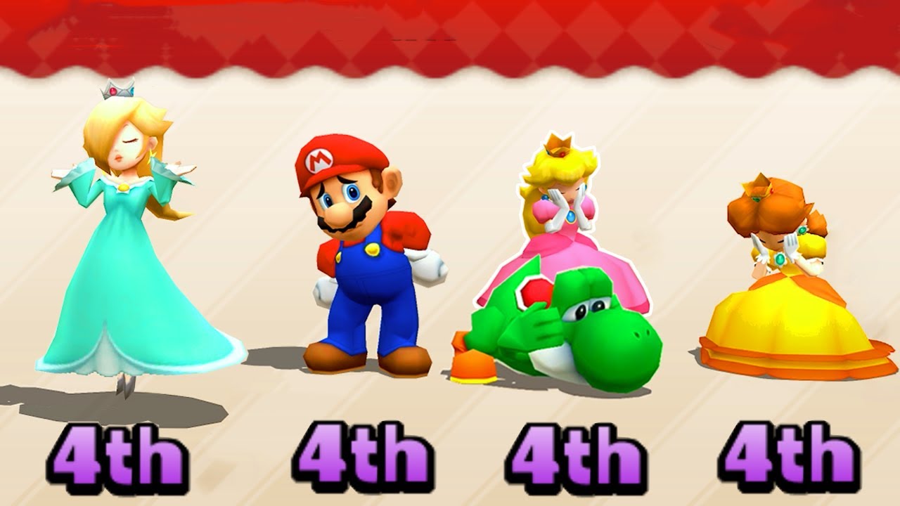Mario Party The Top 100 - Bad day of Mario and His Friends vs Strong Boys