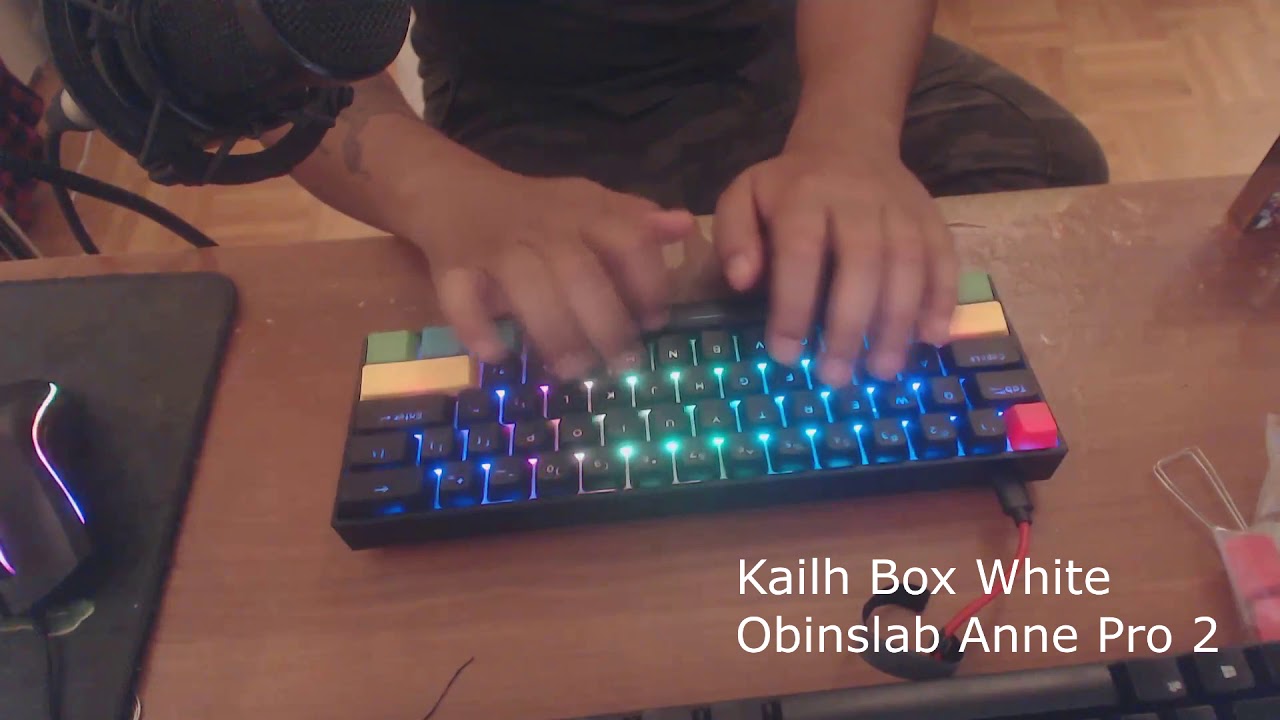 Quick Typing Test - Cherry MX Blue vs Kailh Box White