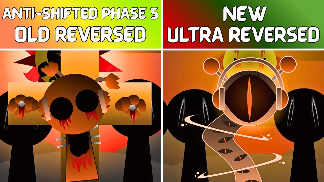 Incredibox Sprunki Anti-Shifted Phase 5 – Old Reversed VS New Ultra Reversed: Who Wins?