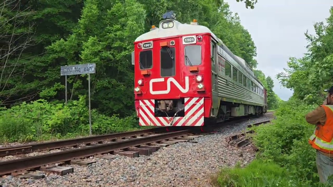 CN Test Train testing the Ottawa Terminal
