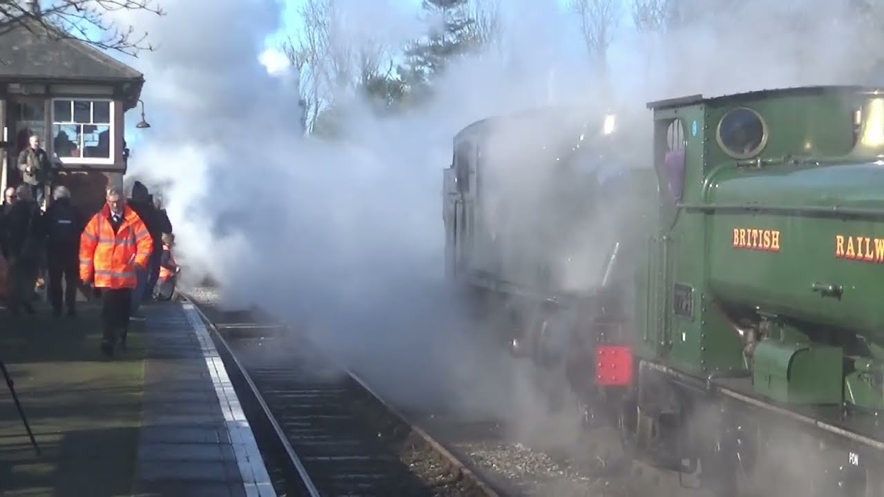 East Somerset Railway spring steam gala 14th March 2026 with GWR engines plus around the loco shed